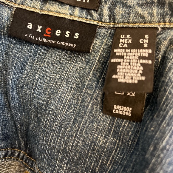 Axcess women denim jacket size S - Picture 5 of 7